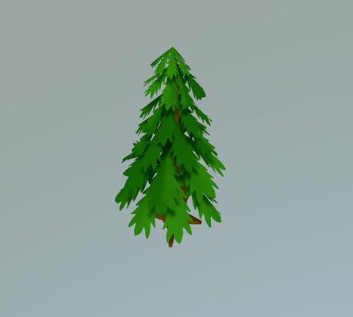 Low-Poly Toon Tree preview image